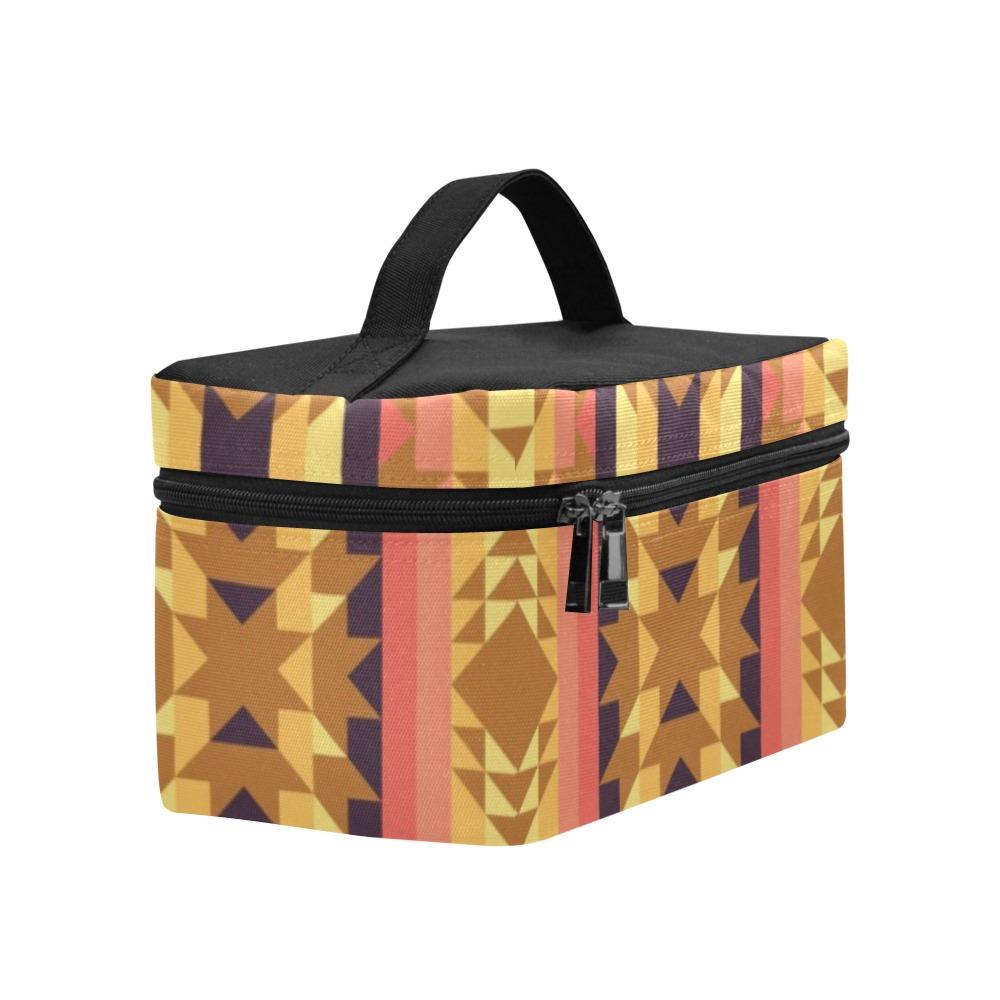 Infinite Sunset Cosmetic Bag/Large (Model 1658) Cosmetic Bag e-joyer
