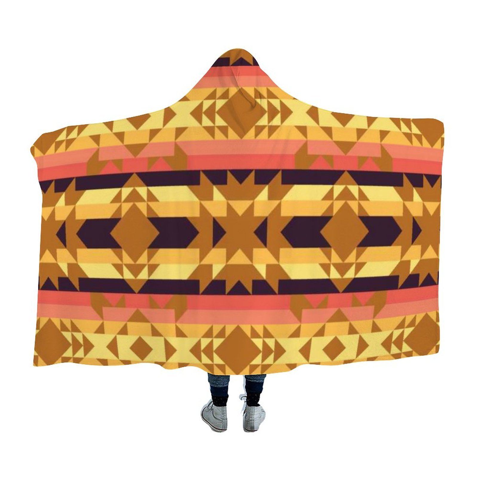 Infinite Sunset Hooded Blanket 49 Dzine