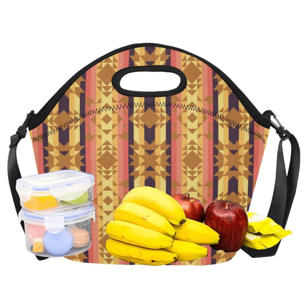 Infinite Sunset Neoprene Lunch Bag/Large (Model 1669) bag e-joyer