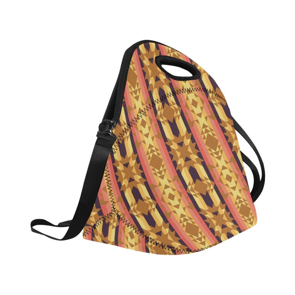 Infinite Sunset Neoprene Lunch Bag/Large (Model 1669) bag e-joyer