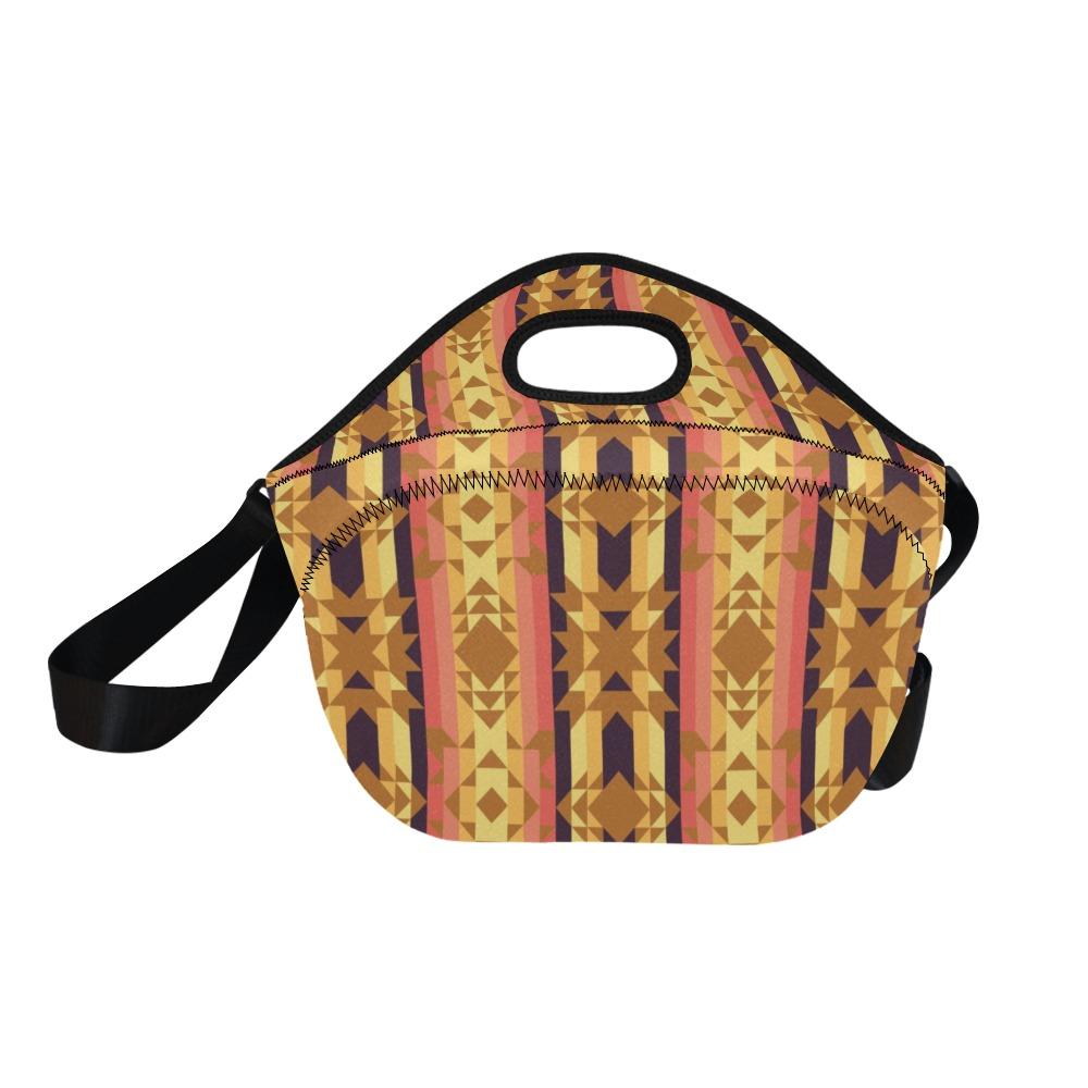Infinite Sunset Neoprene Lunch Bag/Large (Model 1669) bag e-joyer