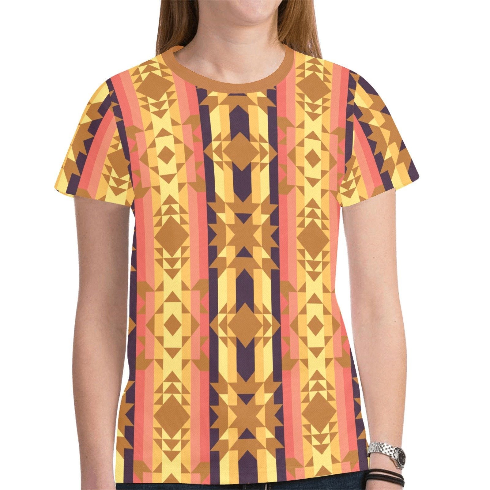 Infinite Sunset New All Over Print T-shirt for Women (Model T45) tshirt e-joyer