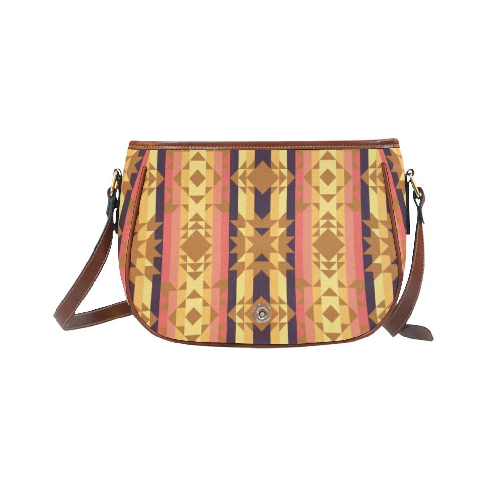 Infinite Sunset Saddle Bag/Small (Model 1649) Full Customization bag e-joyer