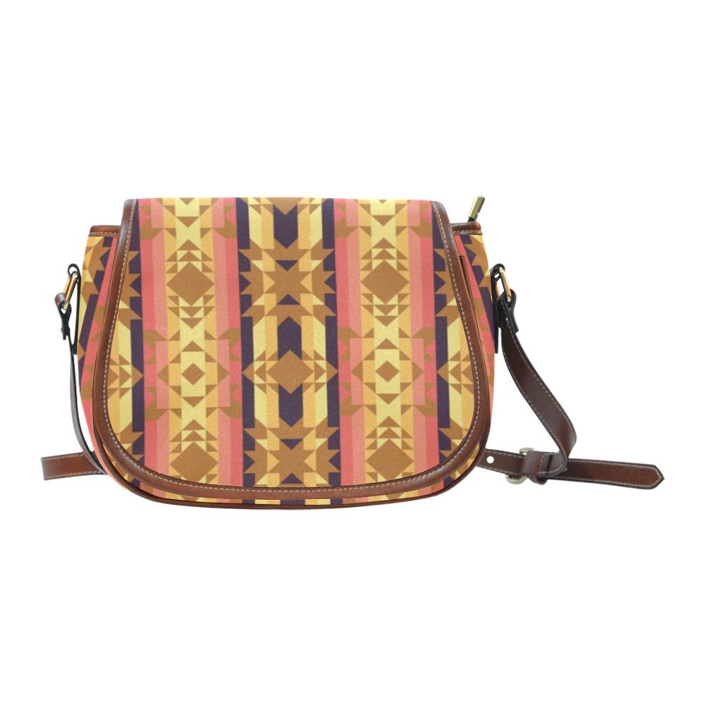 Infinite Sunset Saddle Bag/Small (Model 1649) Full Customization bag e-joyer