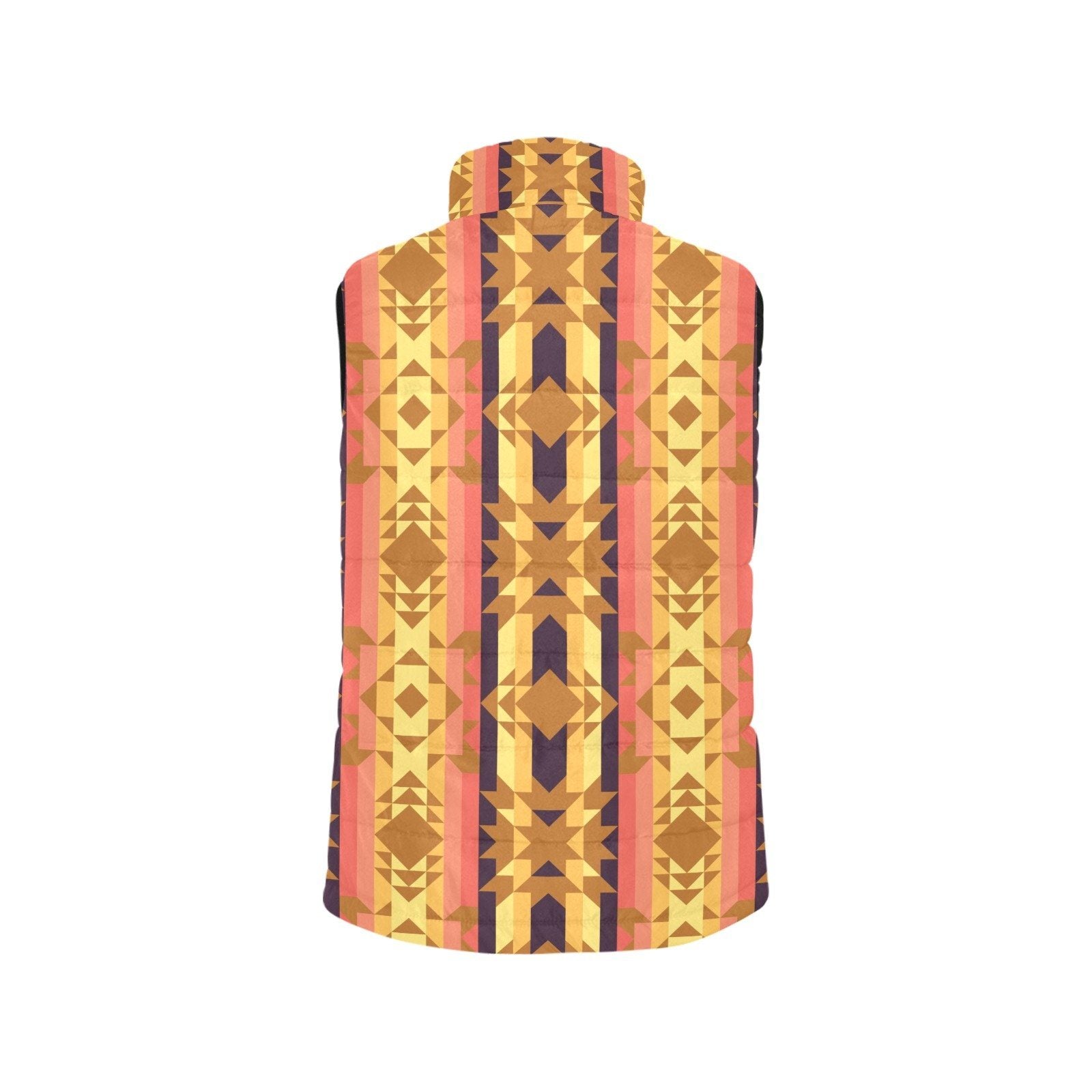 Infinite Sunset Women's Padded Vest Jacket (Model H44) Women's Padded Vest Jacket (H44) e-joyer