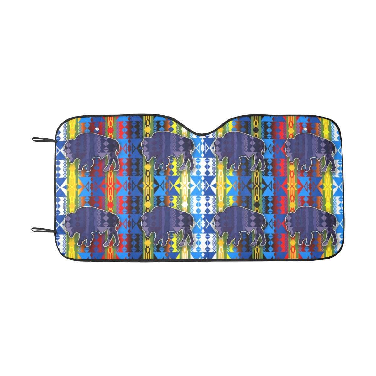 Inside the Council Lodge Buffalos Car Sun Shade 55"x30" Car Sun Shade e-joyer