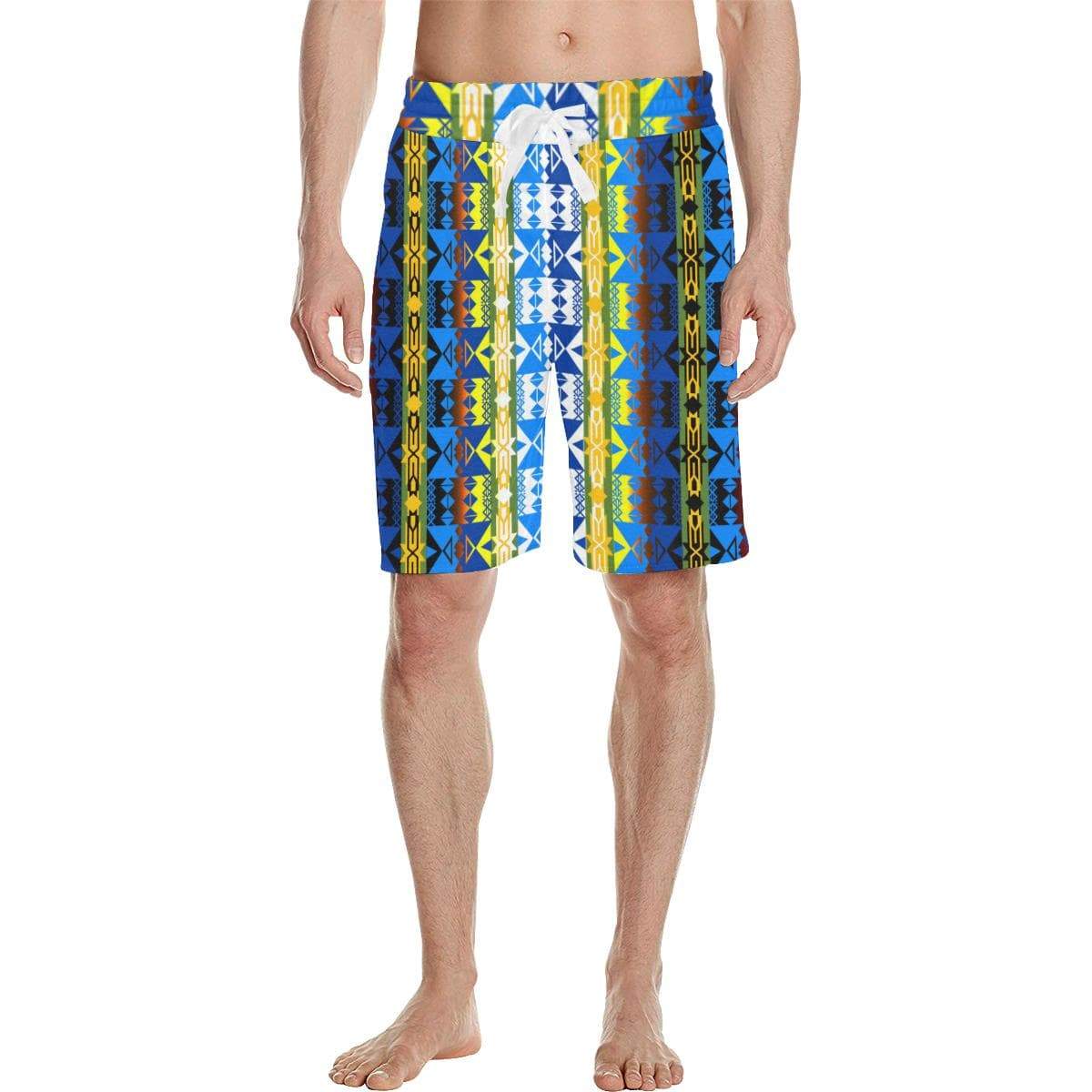 Inside the Council Lodge Men's All Over Print Casual Shorts (Model L23) Men's Casual Shorts (L23) e-joyer