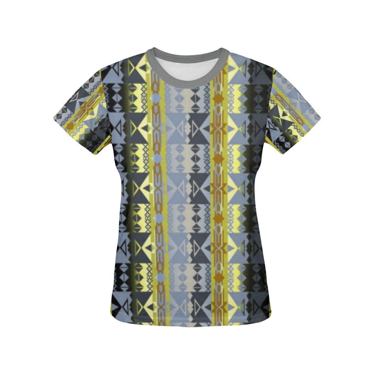 Inside the Deer Clan Lodge All Over Print T-shirt for Women/Large Size (USA Size) (Model T40) All Over Print T-Shirt for Women/Large (T40) e-joyer