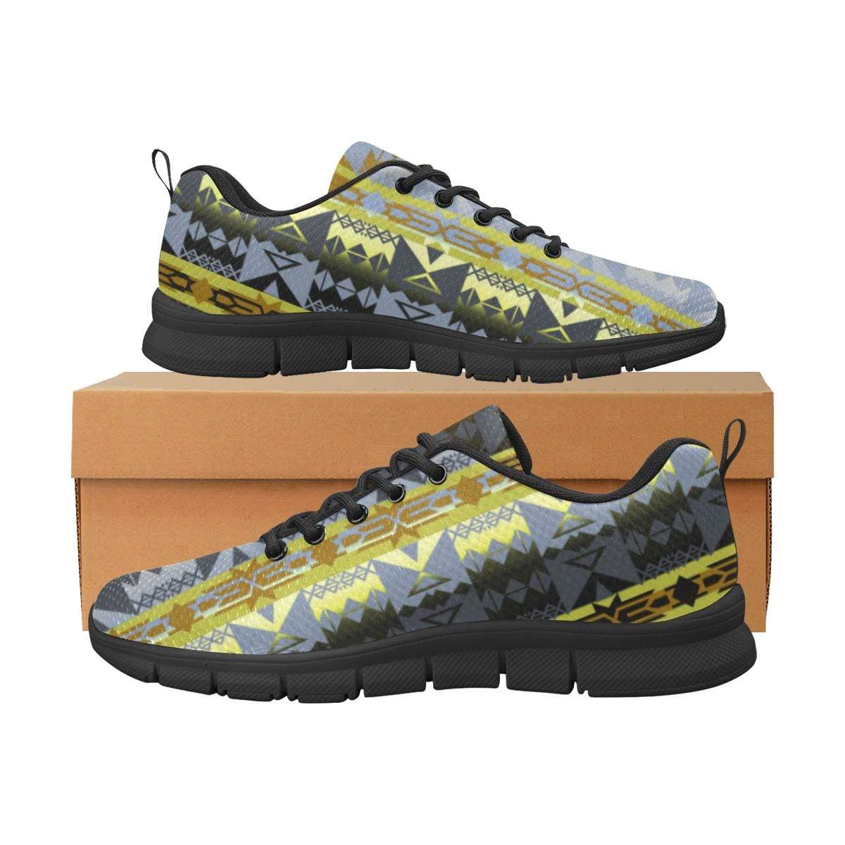 Inside the Deer Clan Lodge Men's Breathable Running Shoes (Model 055) Men's Breathable Running Shoes (055) e-joyer
