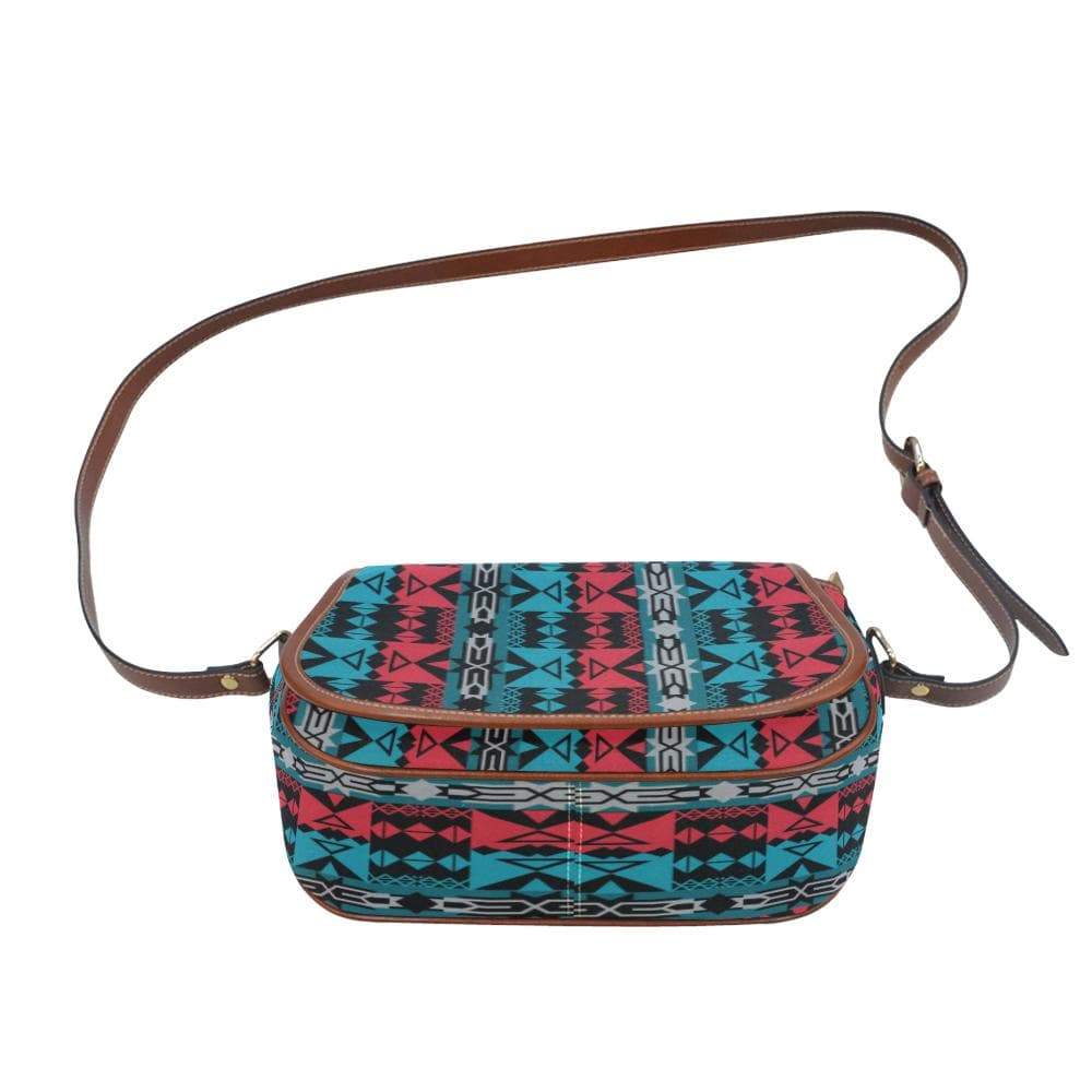 Inside the Lodge Saddle Bag/Small (Model 1649) Full Customization Saddle Bag/Small (Full Customization) e-joyer