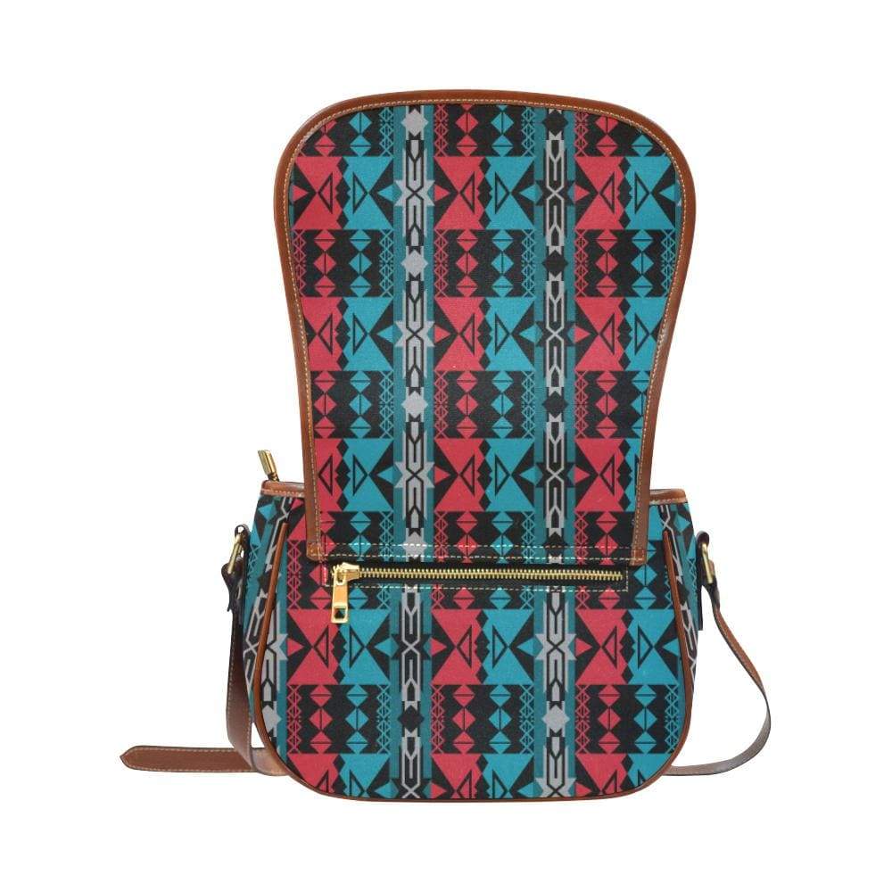 Inside the Lodge Saddle Bag/Small (Model 1649) Full Customization Saddle Bag/Small (Full Customization) e-joyer
