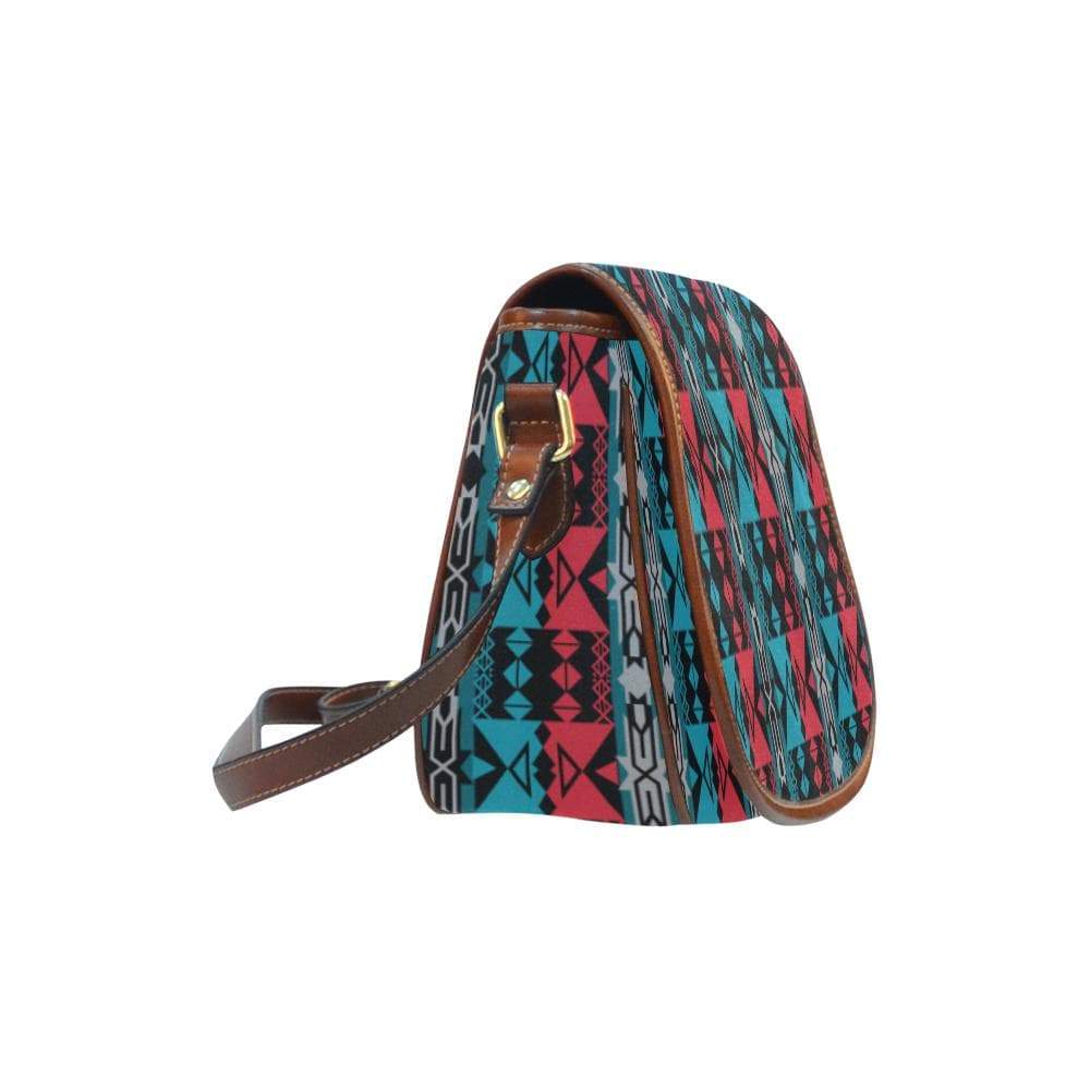Inside the Lodge Saddle Bag/Small (Model 1649) Full Customization Saddle Bag/Small (Full Customization) e-joyer