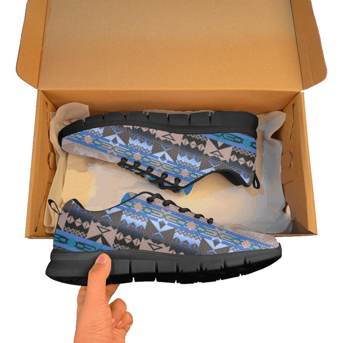 Inside the Paint Clan Lodge Men's Breathable Running Shoes (Model 055) Men's Breathable Running Shoes (055) e-joyer