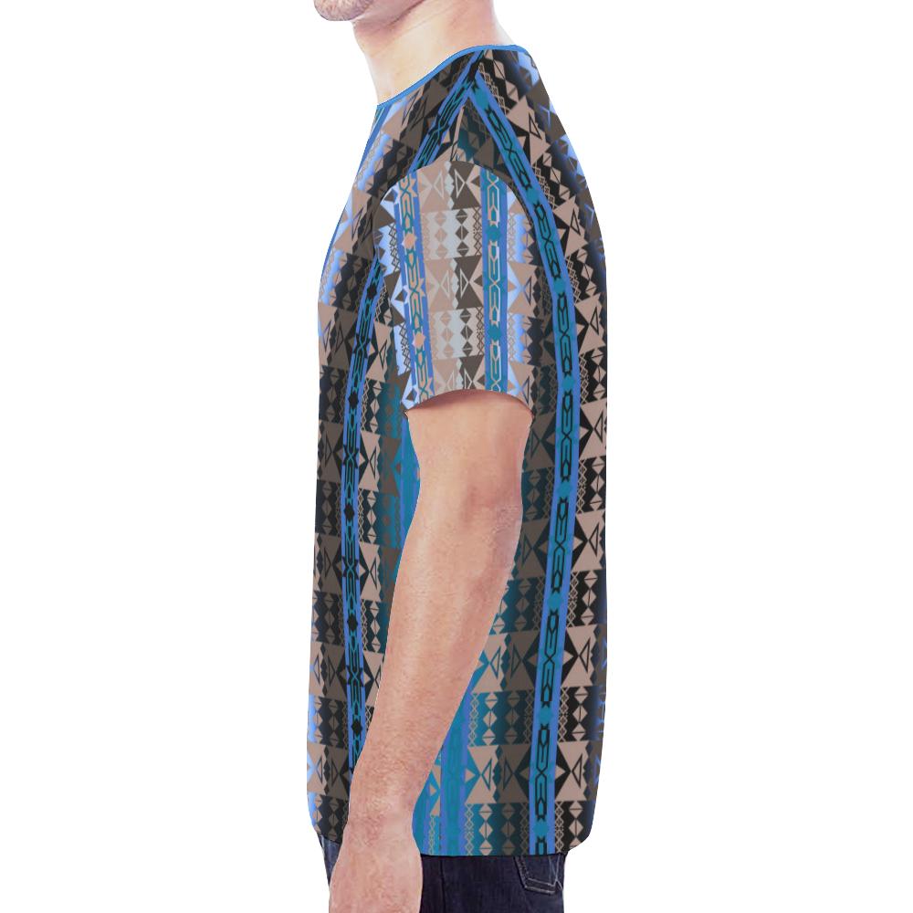 Inside the Paint Clan Lodge New All Over Print T-shirt for Men/Large Size (Model T45) New All Over Print T-shirt for Men/Large (T45) e-joyer