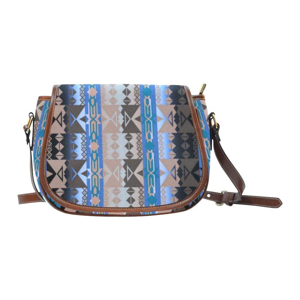 Inside the Paint Clan Lodge Saddle Bag/Small (Model 1649) Full Customization Saddle Bag/Small (Full Customization) e-joyer
