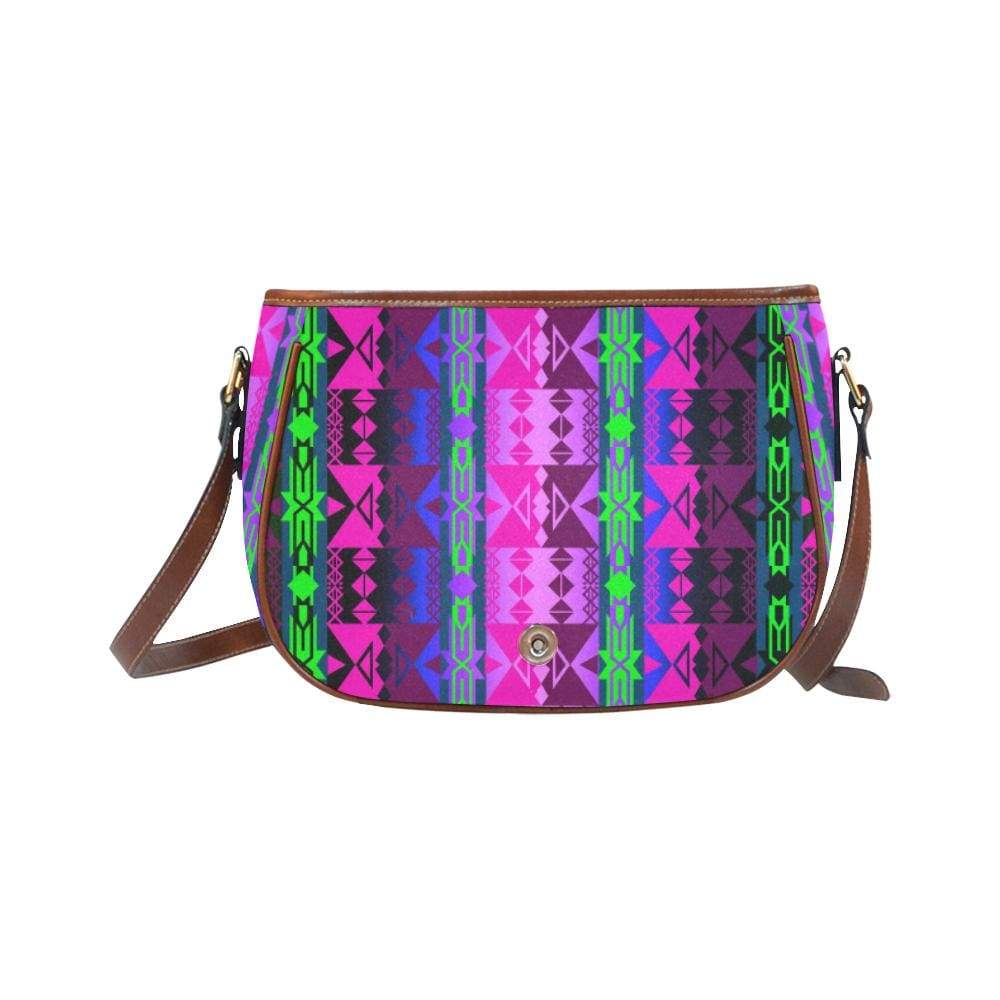 Inside the Quillwork Lodge Saddle Bag/Small (Model 1649) Full Customization Saddle Bag/Small (Full Customization) e-joyer
