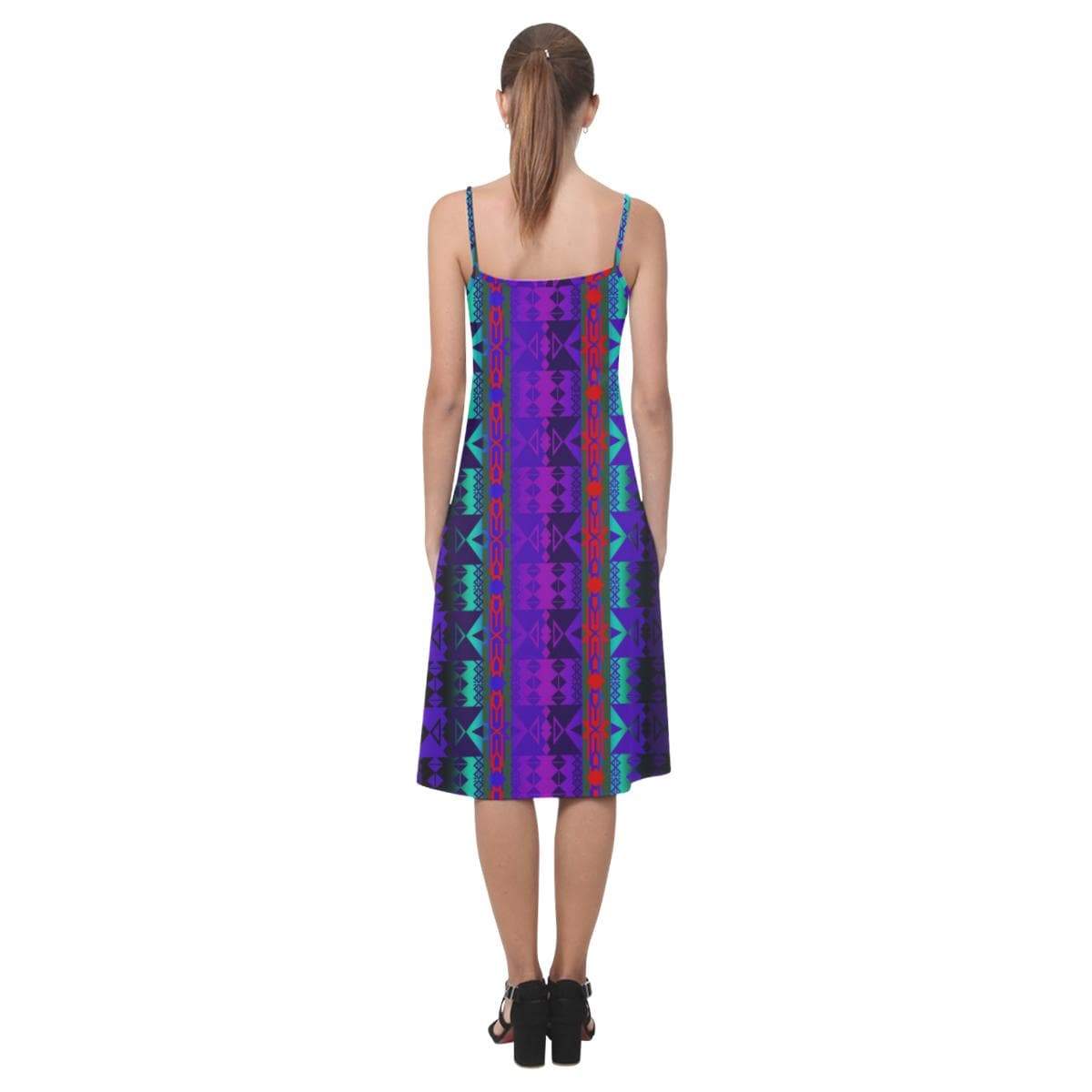 Inside the Warrior's Society Lodge Alcestis Slip Dress (Model D05) Alcestis Slip Dress (D05) e-joyer