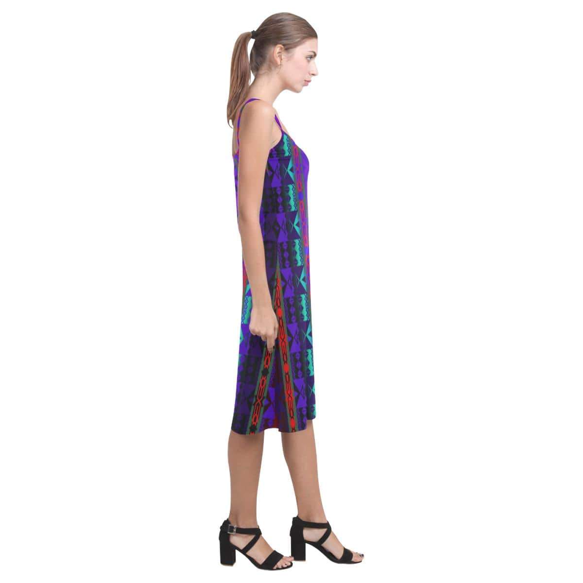 Inside the Warrior's Society Lodge Alcestis Slip Dress (Model D05) Alcestis Slip Dress (D05) e-joyer
