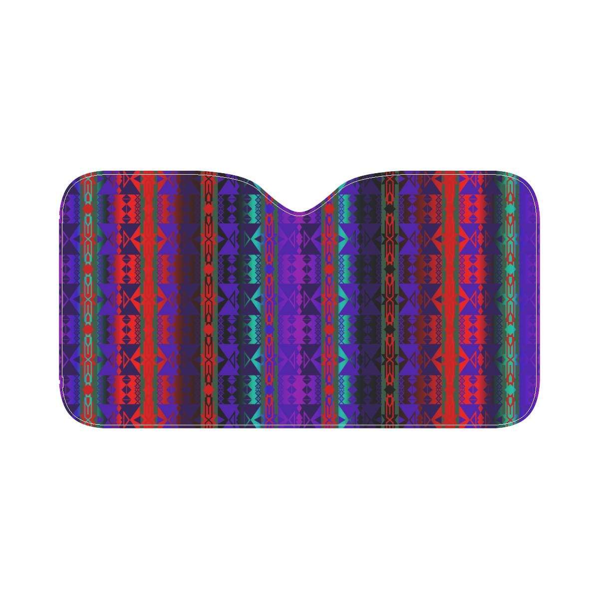 Inside the Warrior's Society Lodge Car Sun Shade 55"x30" Car Sun Shade e-joyer