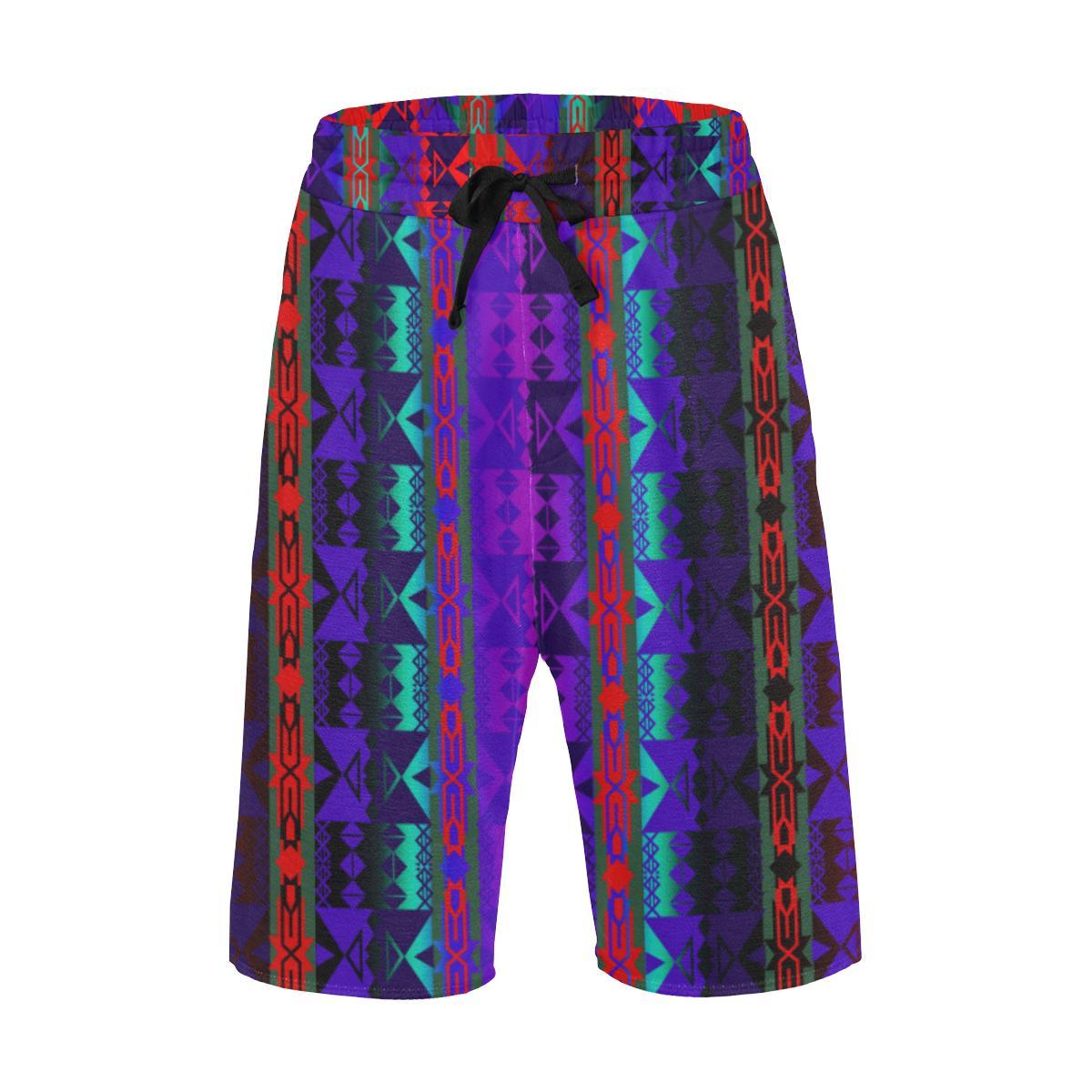 Inside the Warrior's Society Lodge Men's All Over Print Casual Shorts (Model L23) Men's Casual Shorts (L23) e-joyer