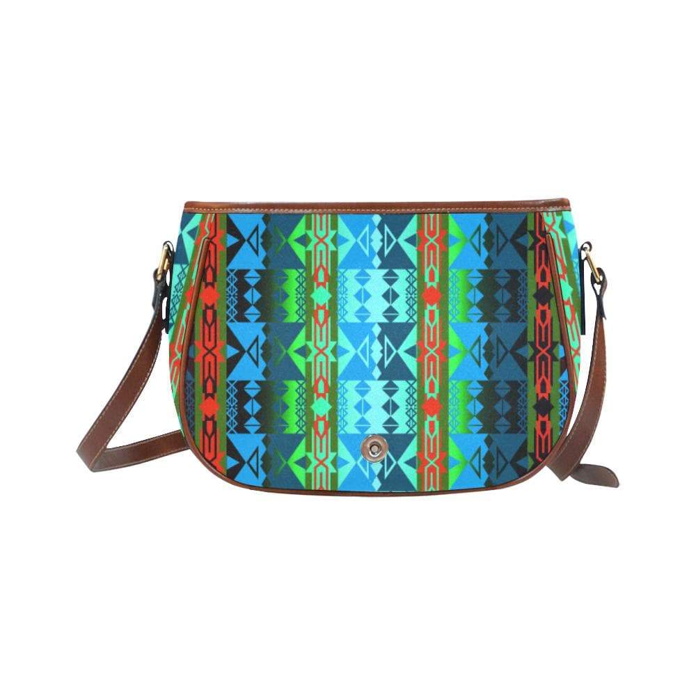 Inside the Women's Lodge Saddle Bag/Small (Model 1649) Full Customization Saddle Bag/Small (Full Customization) e-joyer
