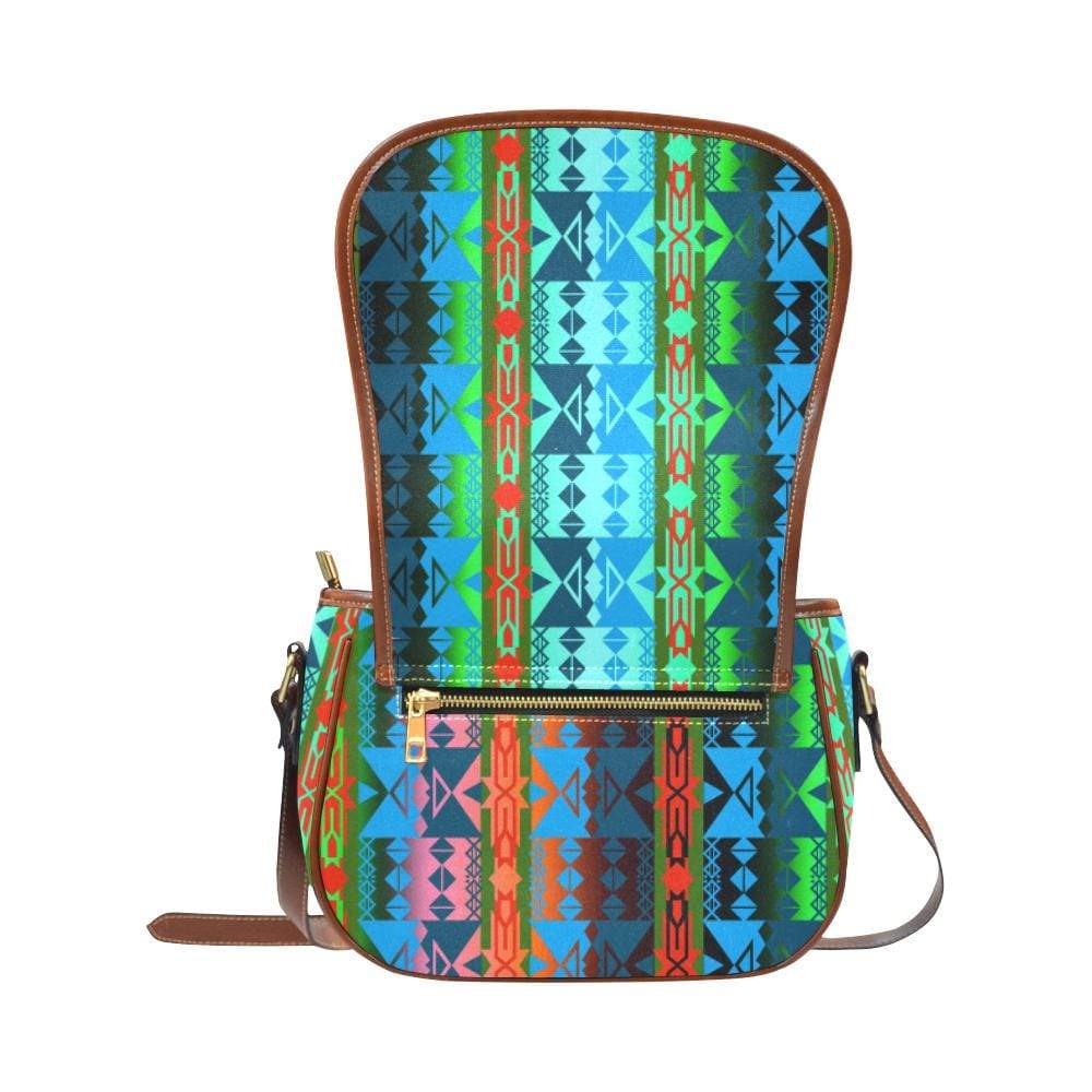Inside the Women's Lodge Saddle Bag/Small (Model 1649) Full Customization Saddle Bag/Small (Full Customization) e-joyer
