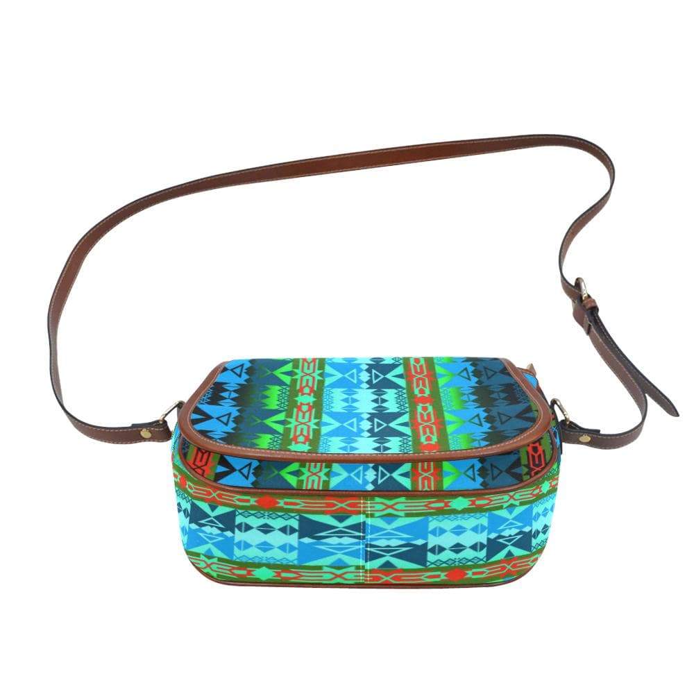 Inside the Women's Lodge Saddle Bag/Small (Model 1649) Full Customization Saddle Bag/Small (Full Customization) e-joyer