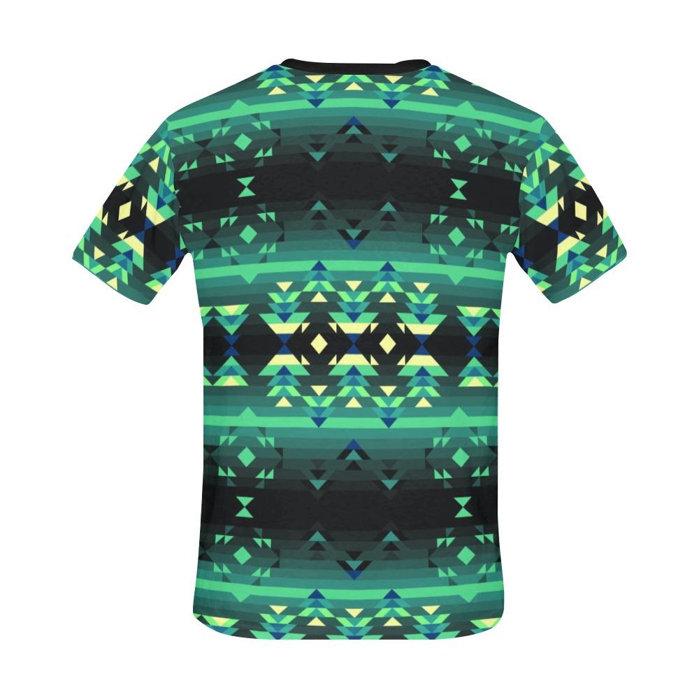 Inspire Green All Over Print T-Shirt for Men (USA Size) (Model T40) All Over Print T-Shirt for Men (T40) e-joyer