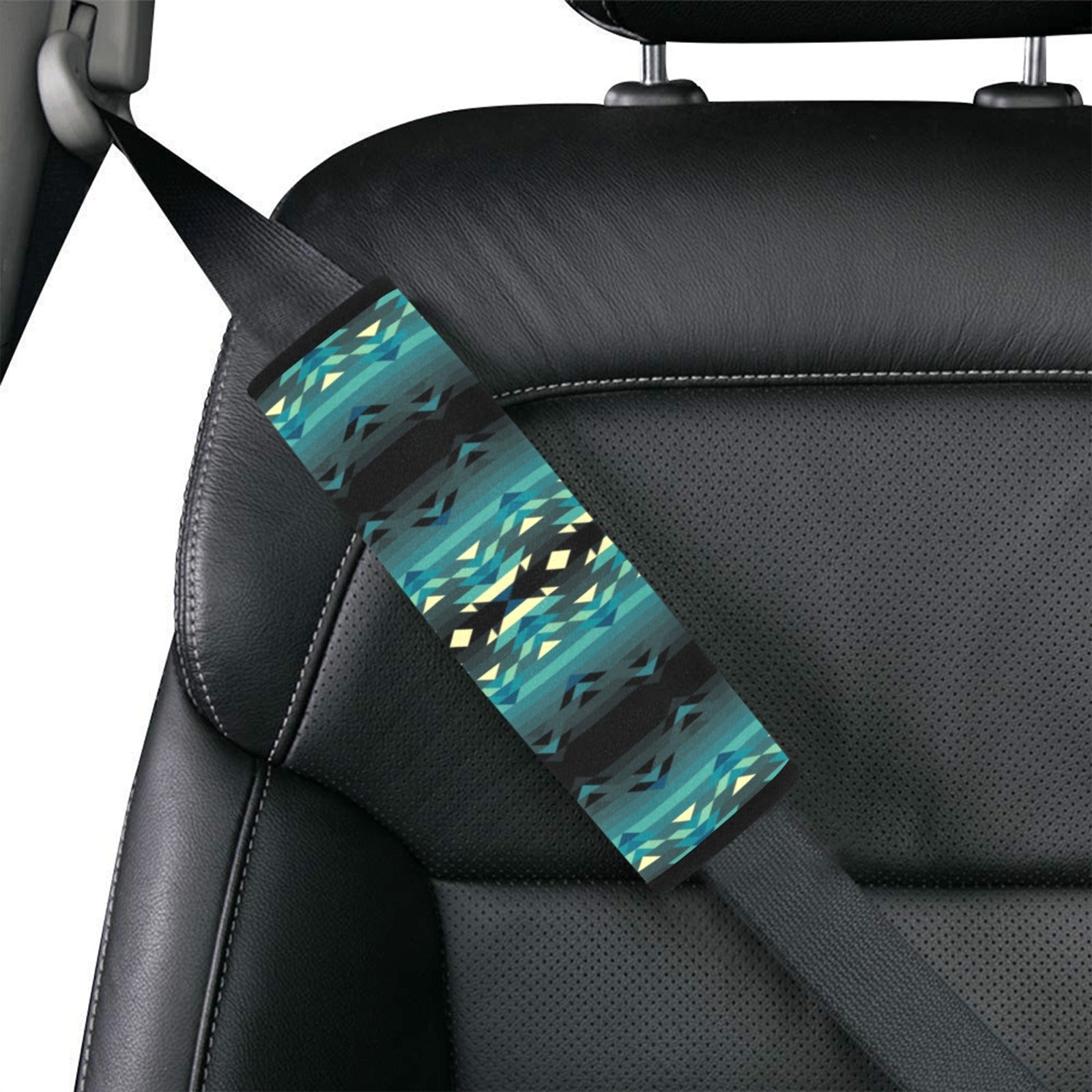 Inspire Green Car Seat Belt Cover 7''x12.6'' (Pack of 2) Car Seat Belt Cover 7x12.6 (Pack of 2) e-joyer