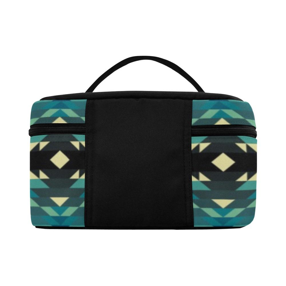 Inspire Green Cosmetic Bag/Large (Model 1658) bag e-joyer