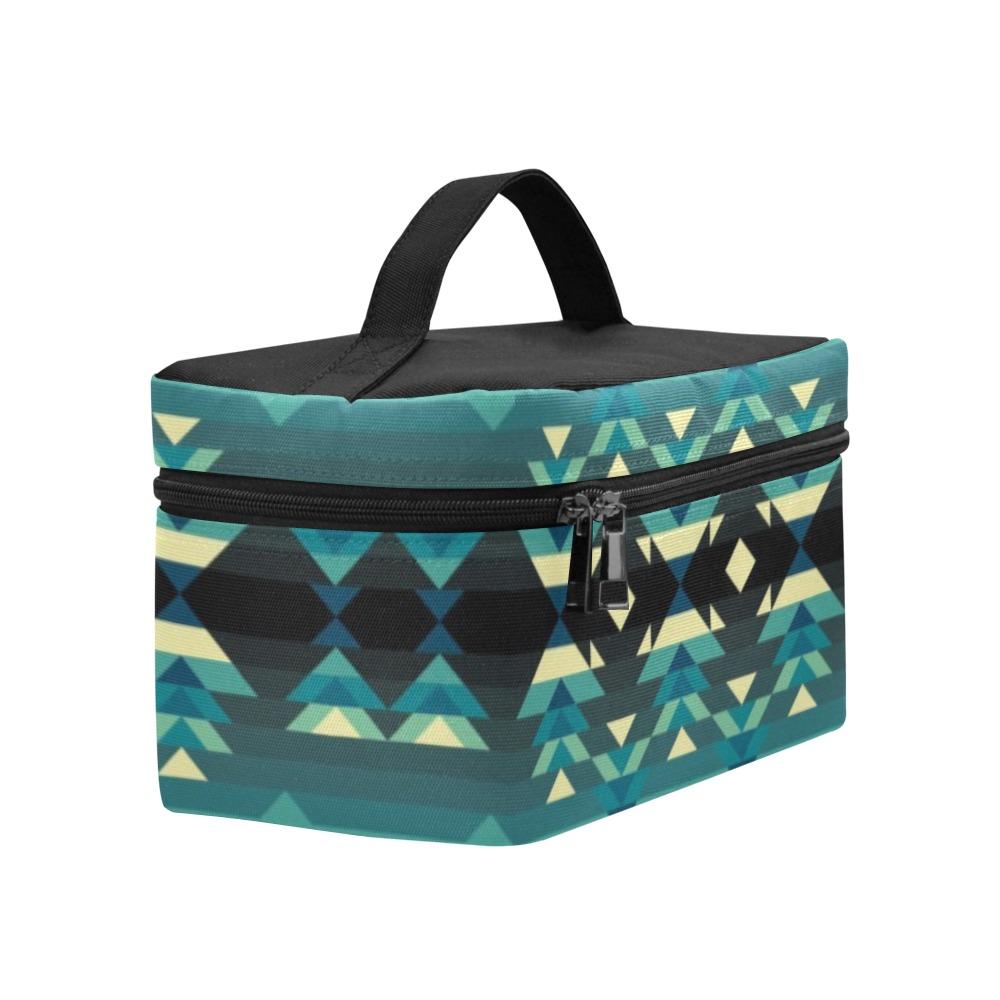 Inspire Green Cosmetic Bag/Large (Model 1658) bag e-joyer