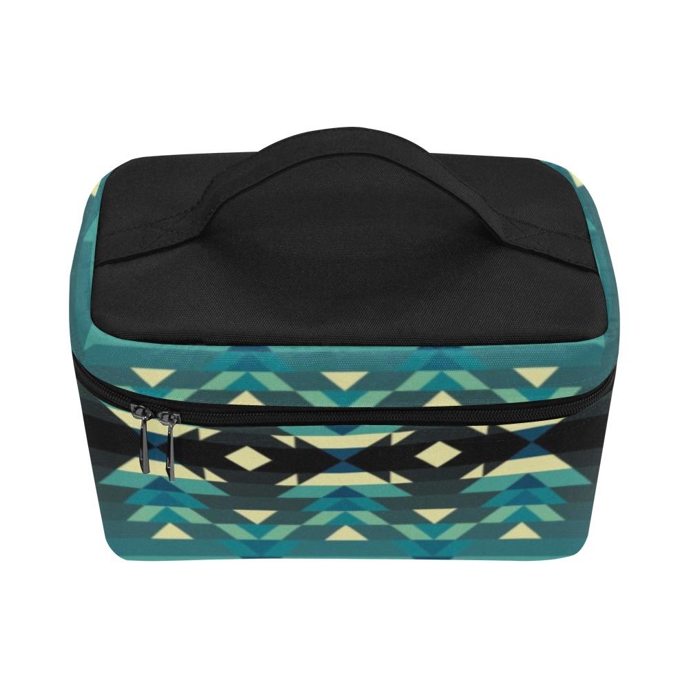 Inspire Green Cosmetic Bag/Large (Model 1658) bag e-joyer