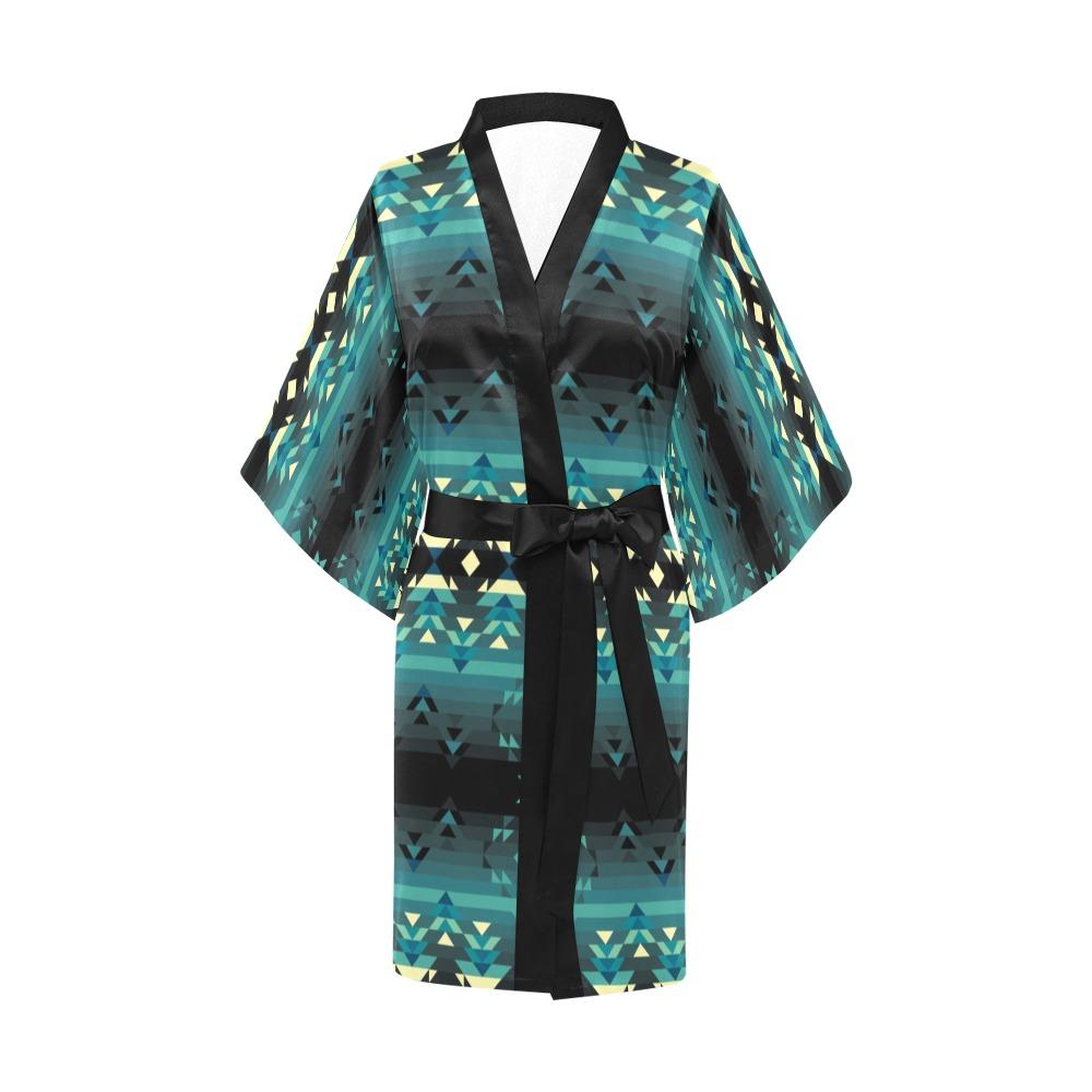 Inspire Green Kimono Robe Artsadd