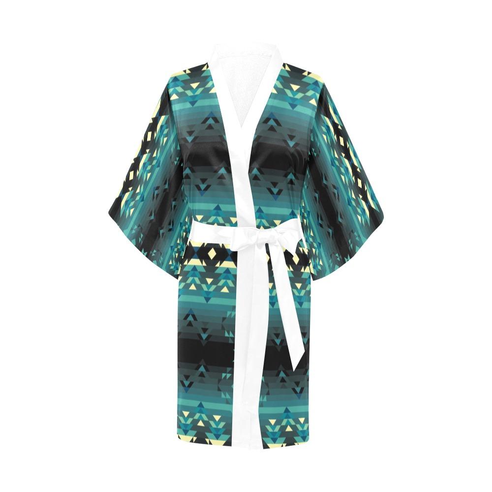 Inspire Green Kimono Robe Artsadd