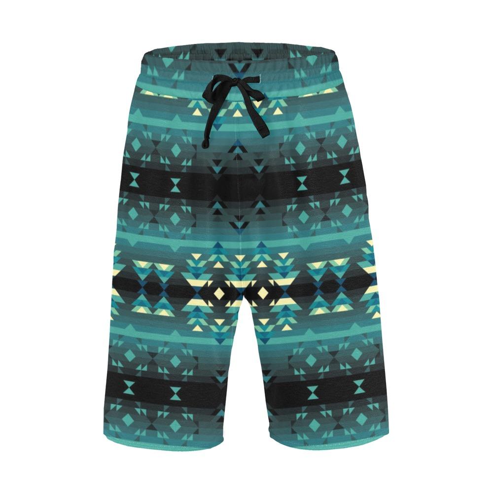 Inspire Green Men's All Over Print Casual Shorts (Model L23) short e-joyer