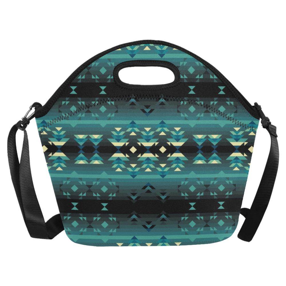 Inspire Green Neoprene Lunch Bag/Large (Model 1669) bag e-joyer