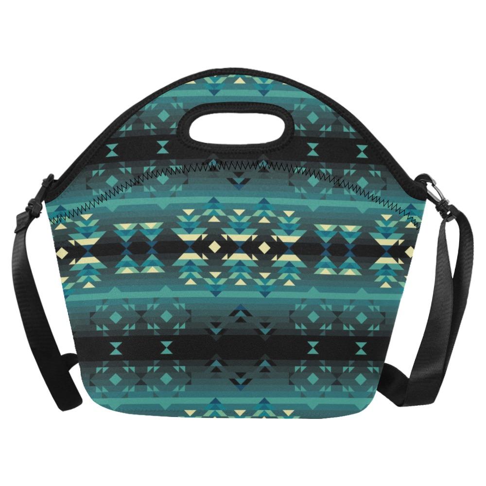 Inspire Green Neoprene Lunch Bag/Large (Model 1669) bag e-joyer
