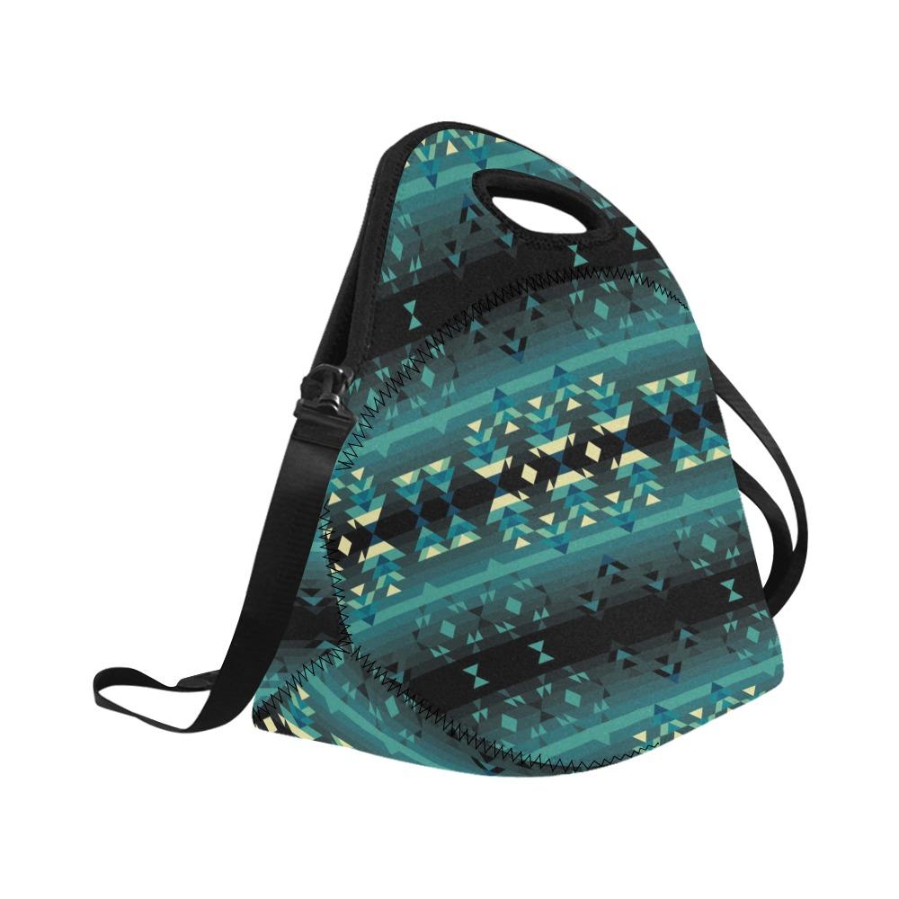 Inspire Green Neoprene Lunch Bag/Large (Model 1669) bag e-joyer