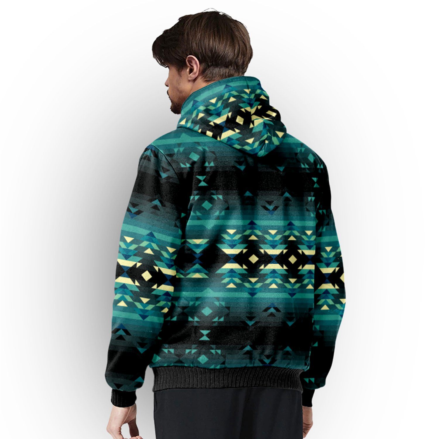 Inspire Green Sherpa Hoodie hoodie Herman