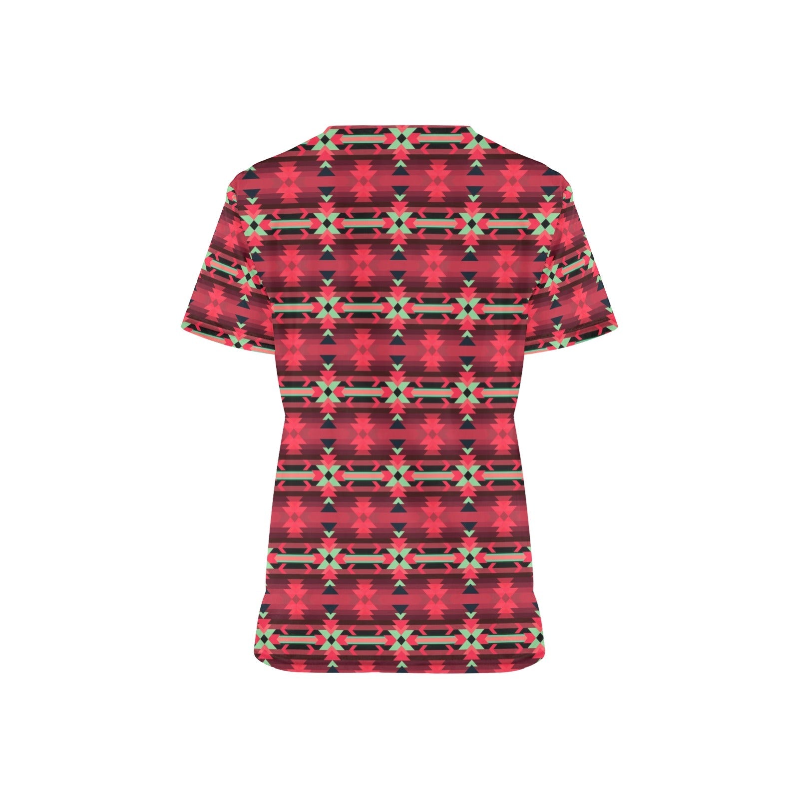 Inspire Velour All Over Print Scrub Top Scrub Top e-joyer