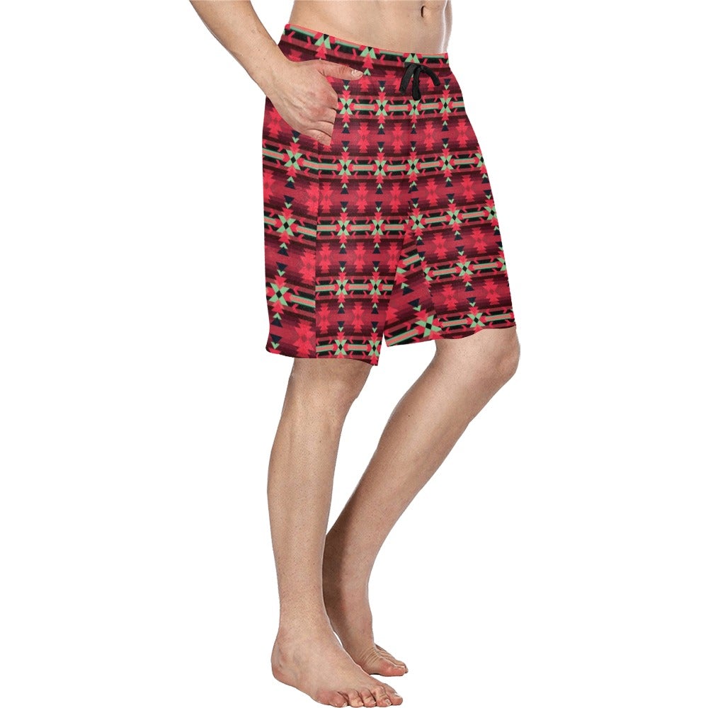 Inspire Velour Men's All Over Print Casual Shorts (Model L23) short e-joyer