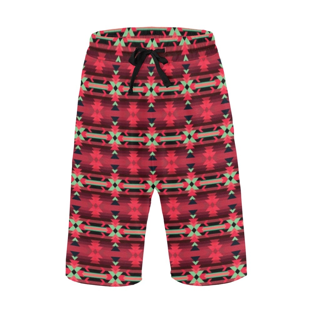Inspire Velour Men's All Over Print Casual Shorts (Model L23) short e-joyer