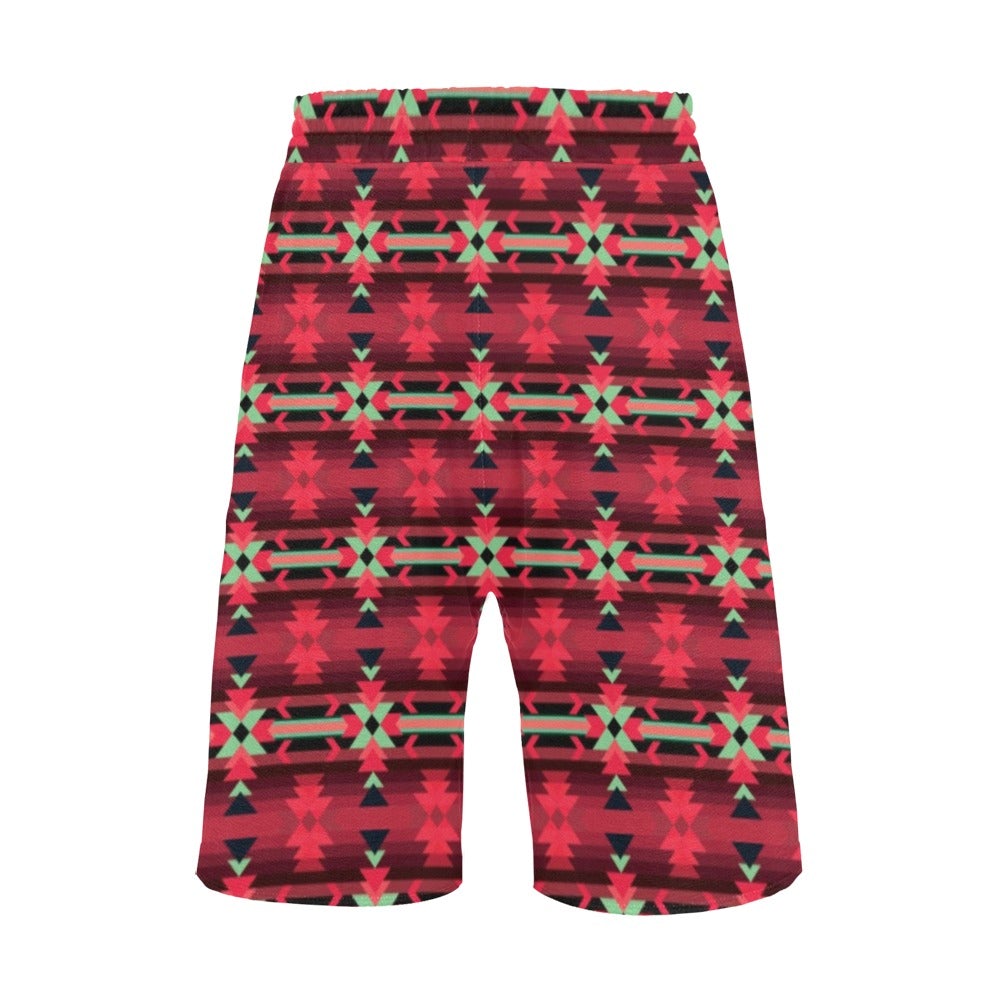 Inspire Velour Men's All Over Print Casual Shorts (Model L23) short e-joyer