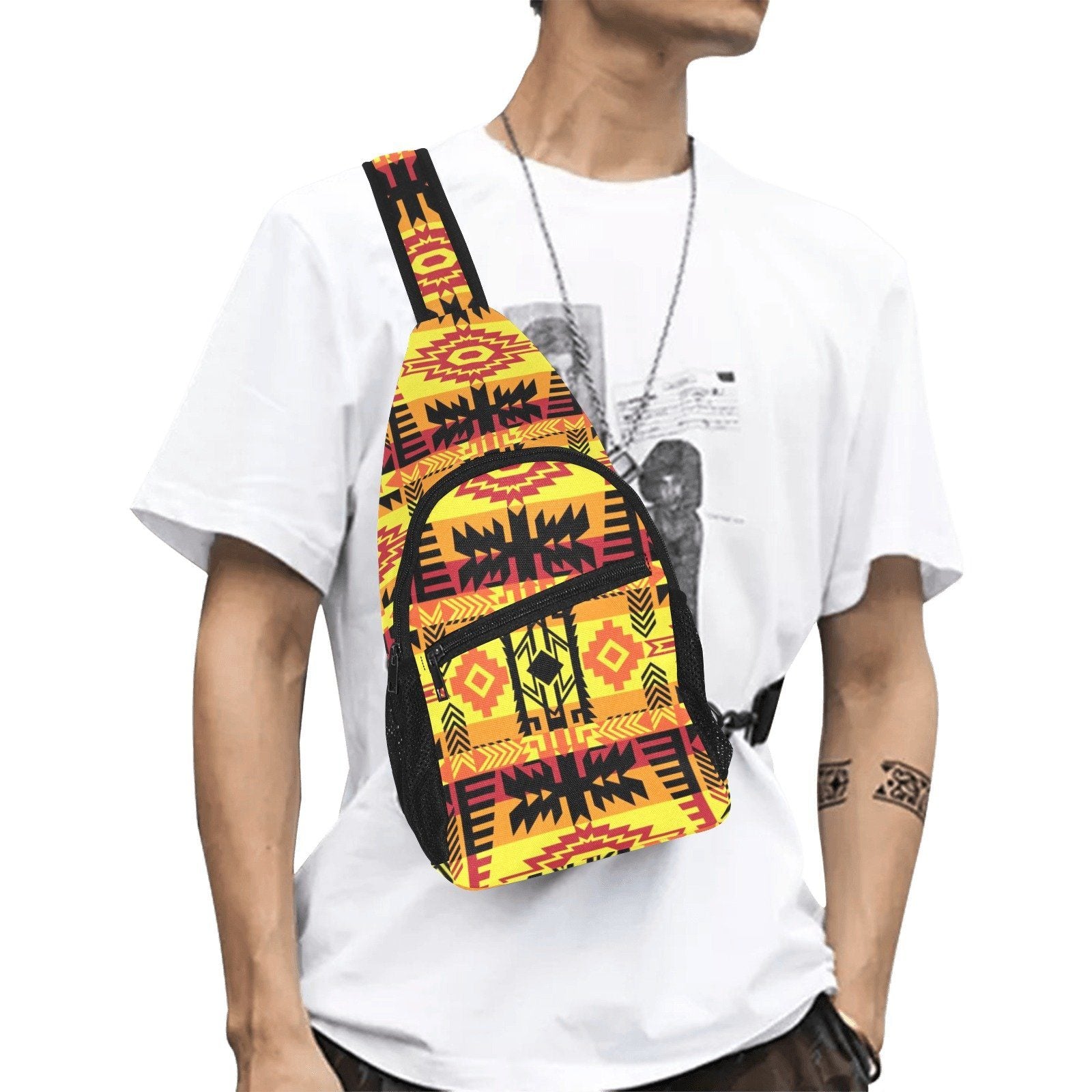 Journey of Generations All Over Print Chest Bag (Model 1719) All Over Print Chest Bag (1719) e-joyer