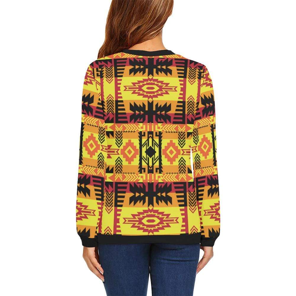 Journey of Generations All Over Print Crewneck Sweatshirt for Women (Model H18) Crewneck Sweatshirt for Women (H18) e-joyer