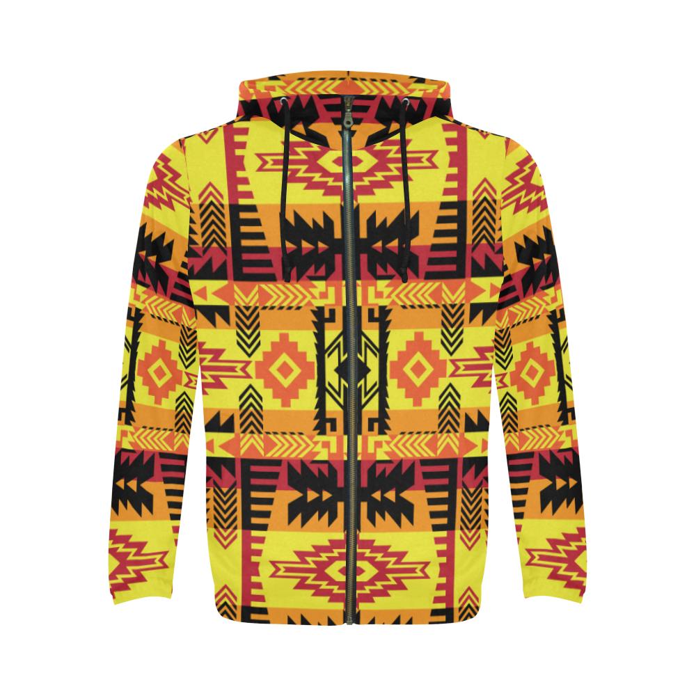 Journey of Generations All Over Print Full Zip Hoodie for Men (Model H14) All Over Print Full Zip Hoodie for Men (H14) e-joyer