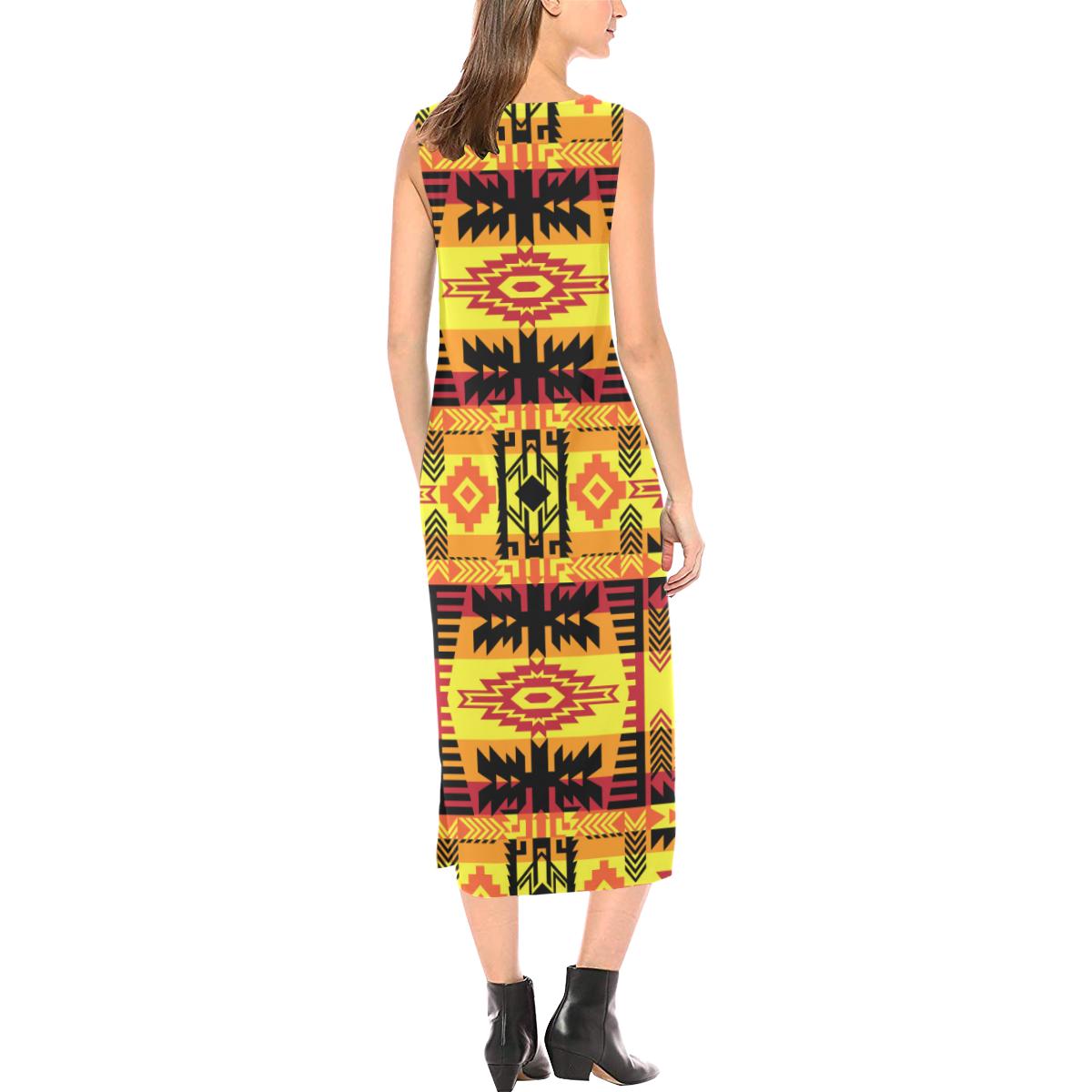 Journey of Generations Phaedra Sleeveless Open Fork Long Dress (Model D08) Phaedra Sleeveless Open Fork Long Dress (D08) e-joyer