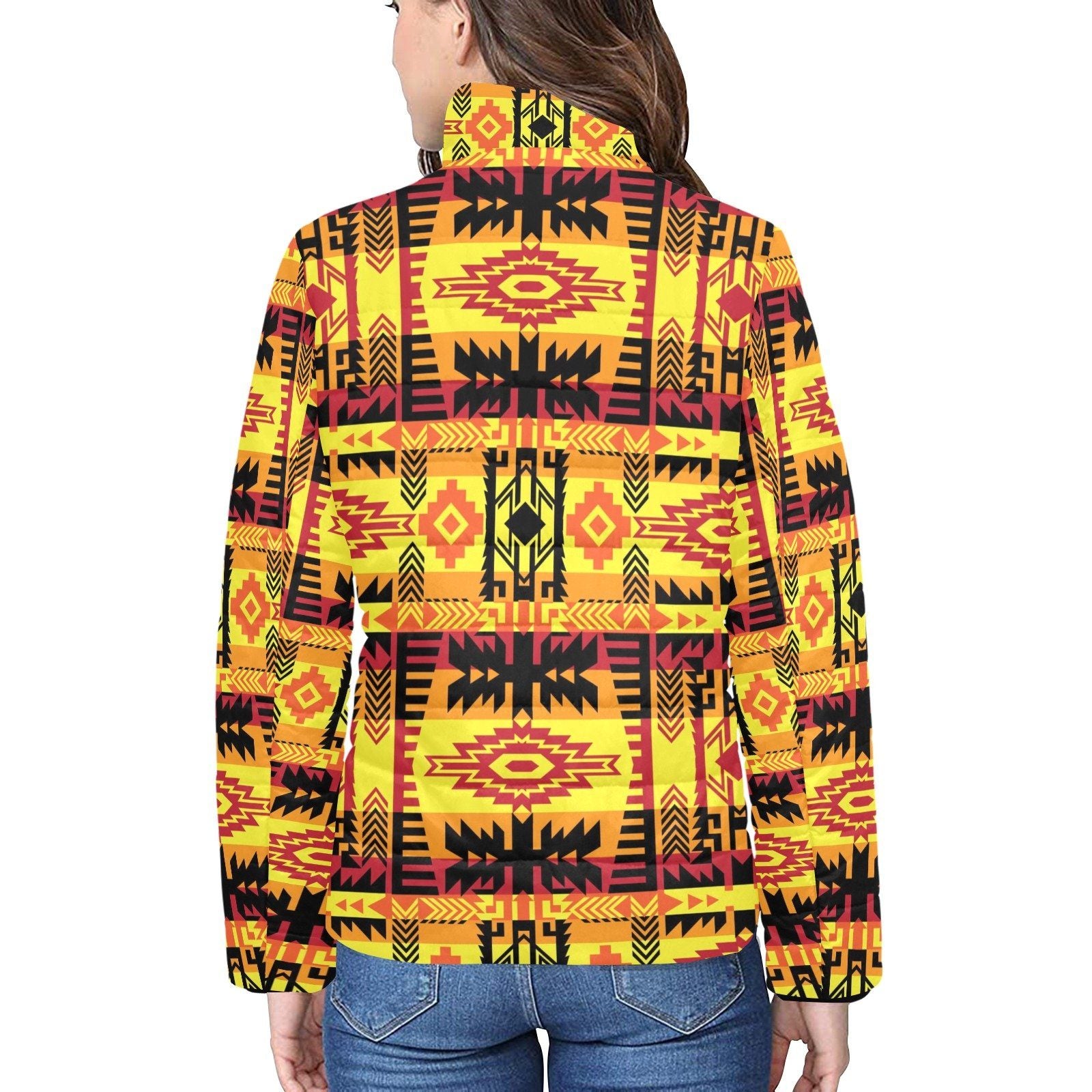 Journey of Generations Women's Stand Collar Padded Jacket (Model H41) jacket e-joyer