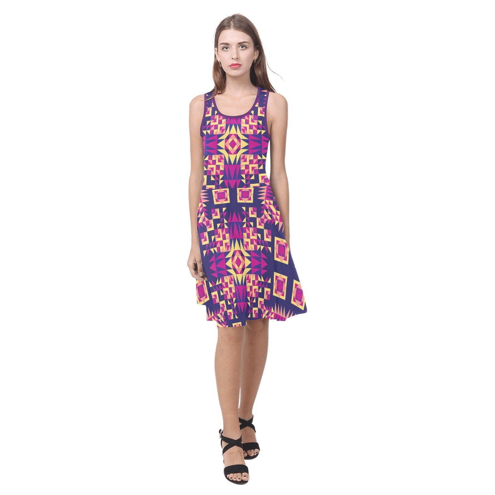Kaleidoscope Bleu Atalanta Sundress (Model D04) Atalanta Sundress (D04) e-joyer
