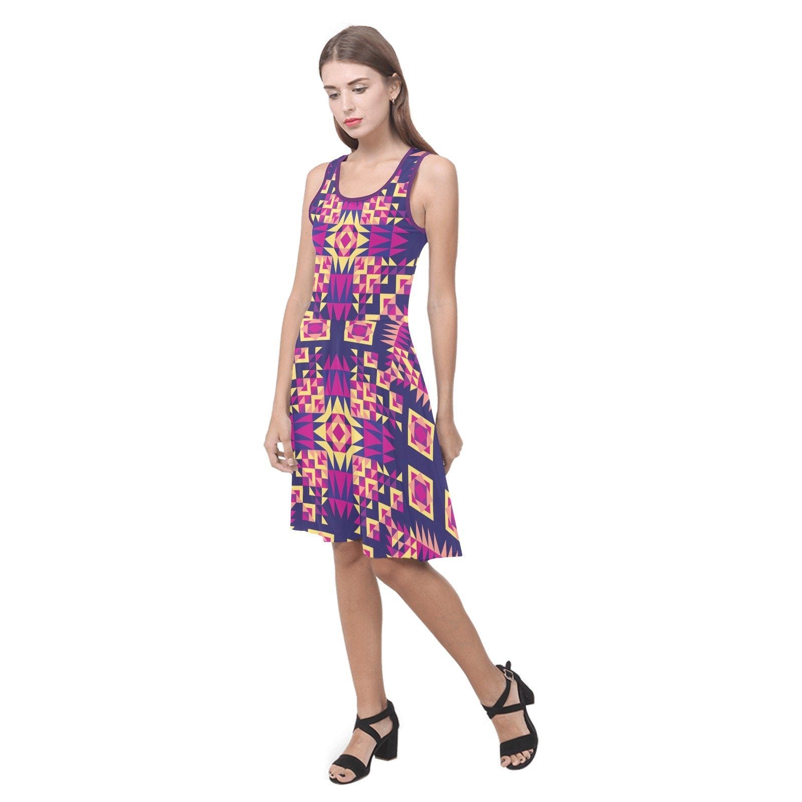 Kaleidoscope Bleu Atalanta Sundress (Model D04) Atalanta Sundress (D04) e-joyer